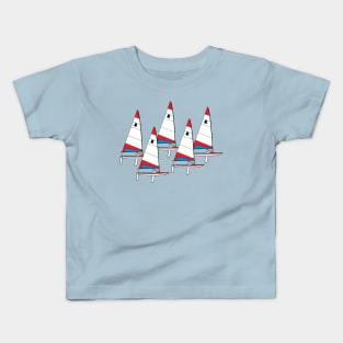 Topper Sailboats Racing Kids T-Shirt